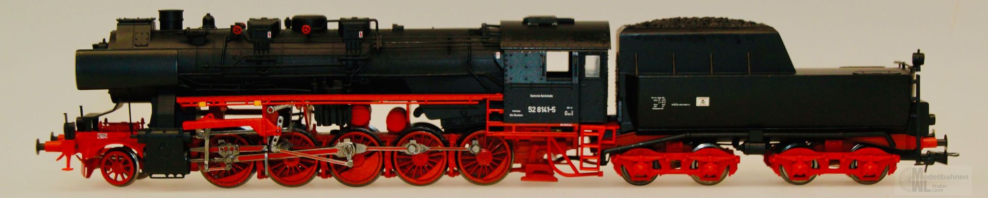 Liliput 105222 - Liliput - Dampflok BR 52 8141-5 DB Museumslok H0/GL